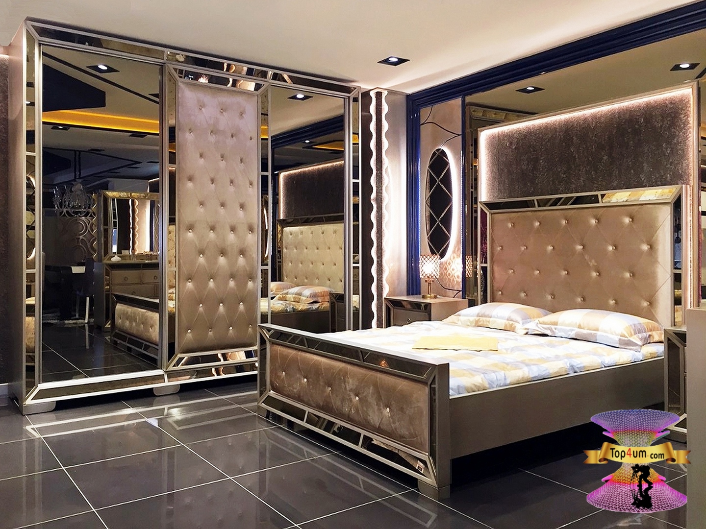 أفضل أسعار وتصميمات غرف نوم للعرسان مصرية خشب من دمياط 2021