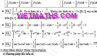 chuyen de tich phan on thi dai hoc cao dang nam 2012