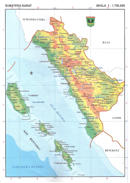 sumatera barat map sumatera barat map