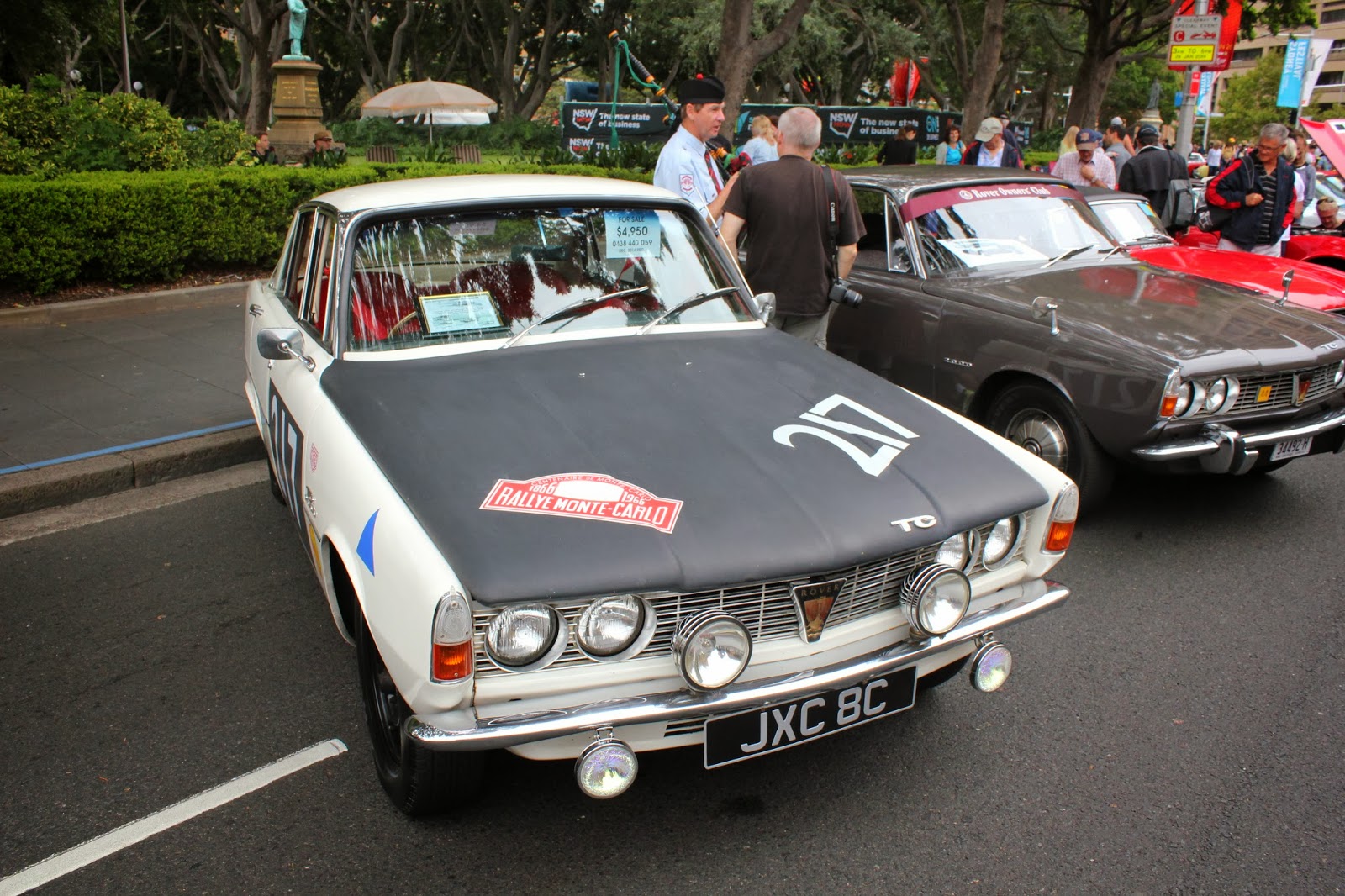 Aussie Old Parked Cars: 1970 Rover P6 2000 TC Rally Car (replica)