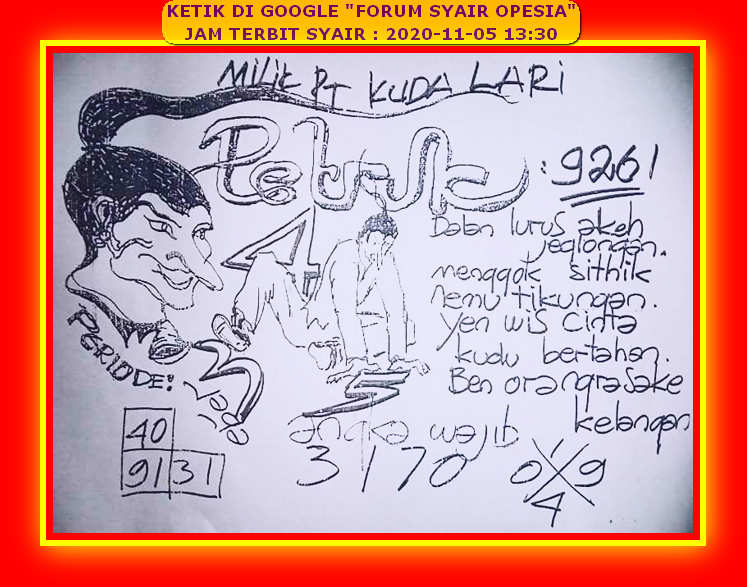 1 New Message) Kode Syair Hongkong 5 November 2020 - Forum Syair Togel  Hongkong Singapura Sydney