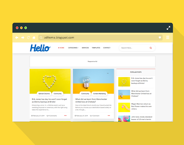 Download Template Helio Premium Gratis