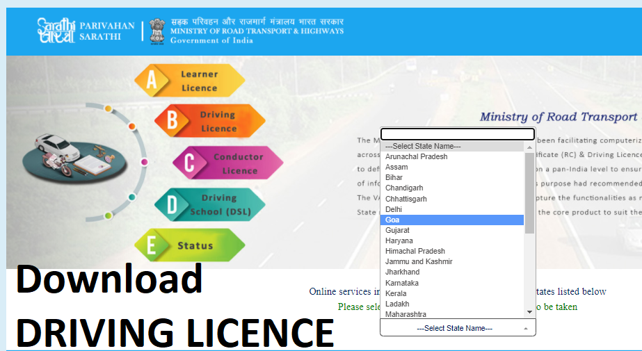 How to Download Driving Licence Soft Copy Download pdf Sarathi