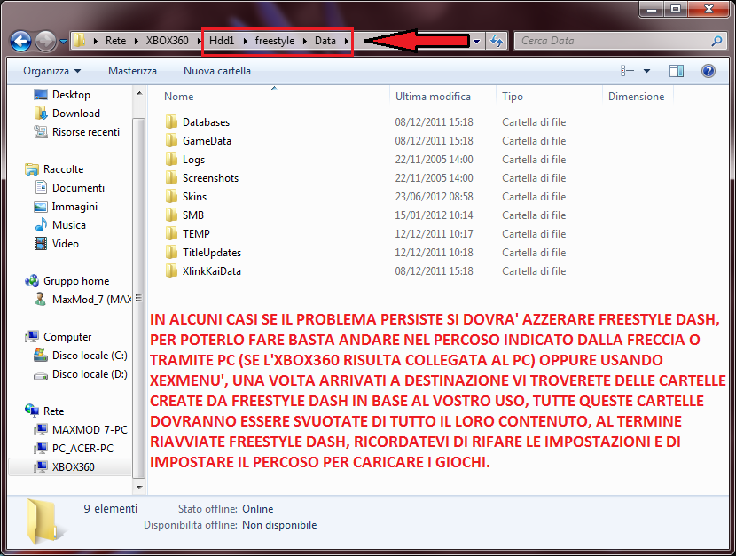 BLOG DI MAXMOD FATAL CRASH INTERCEPTED!! FREESTYLE SE SI USA UN' HARD DISK ESTERNO SOLUZIONE