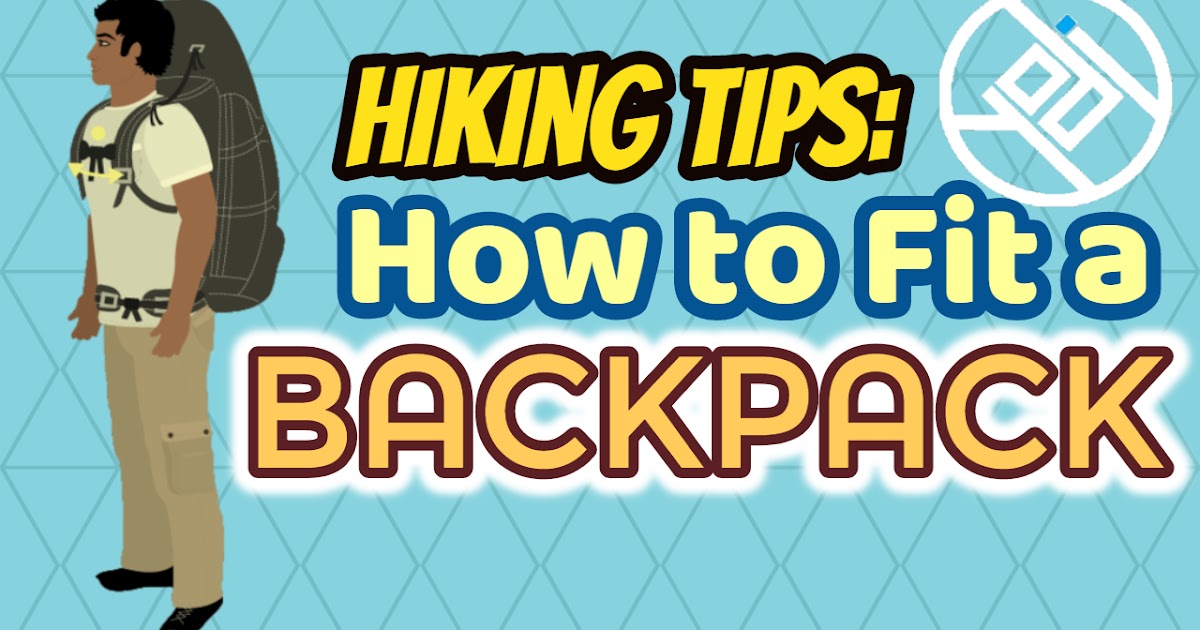 How to Properly Fit a Backpack Video Infographic