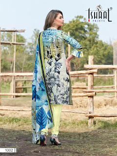 Ishaal print Gulmohar Combo Pakistani Suits wholesaler