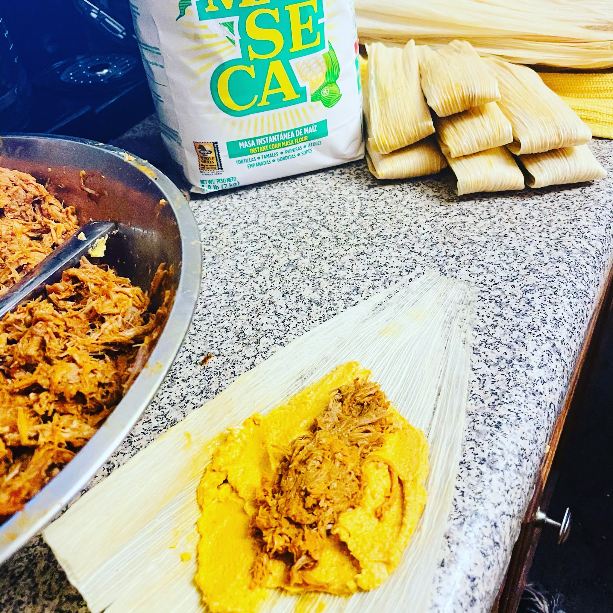 Recipe Momma Red Sauce pork tamales