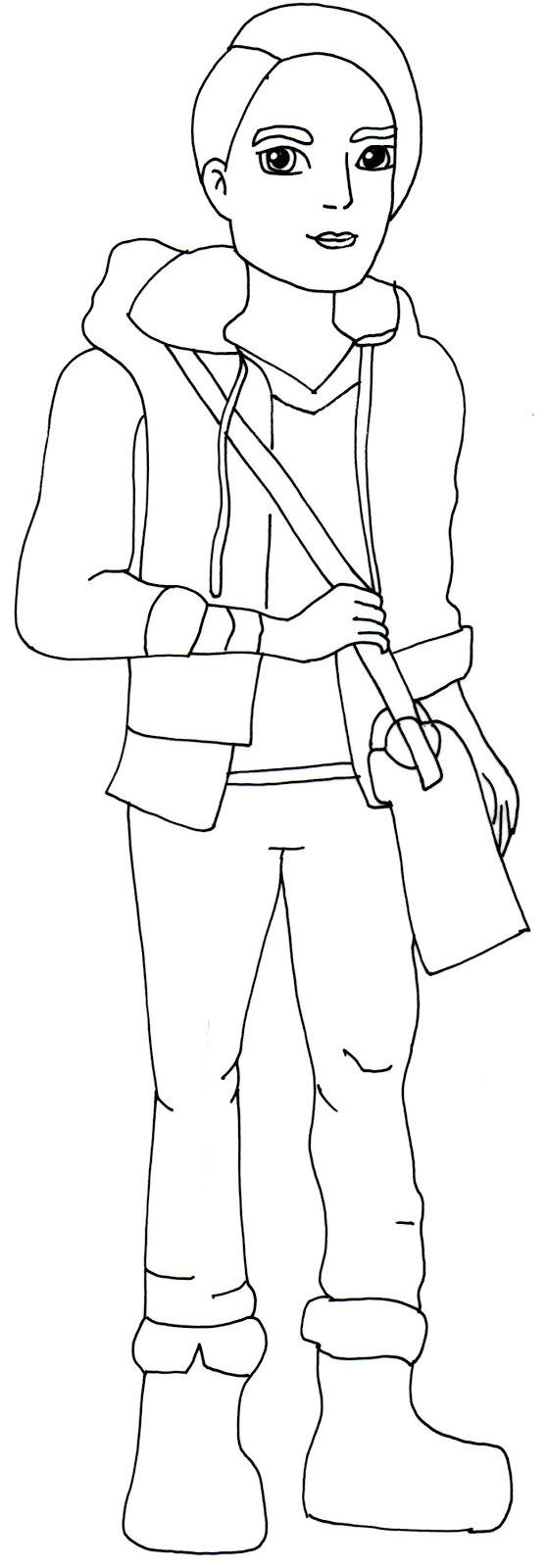 Free Printable Ever After High Coloring Pages: Hunter Huntsman Coloring