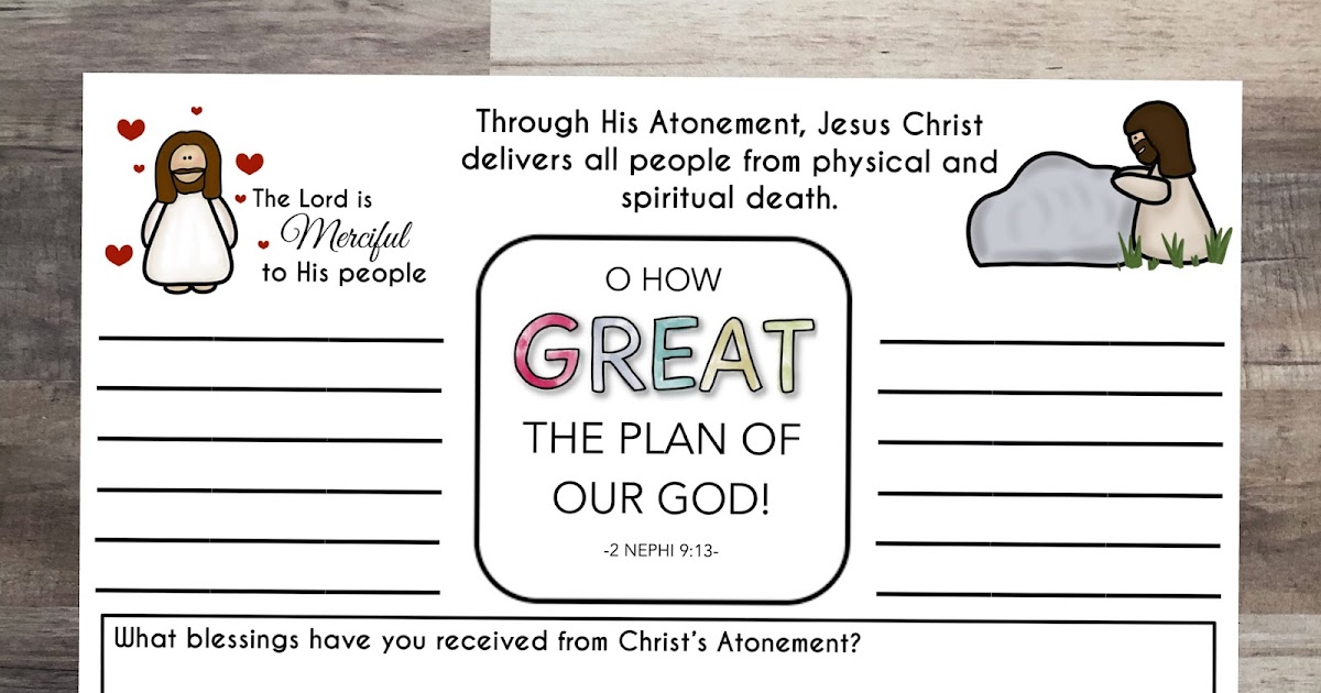 Life's Journey To Perfection Come Follow Me Lesson Worksheet “O How