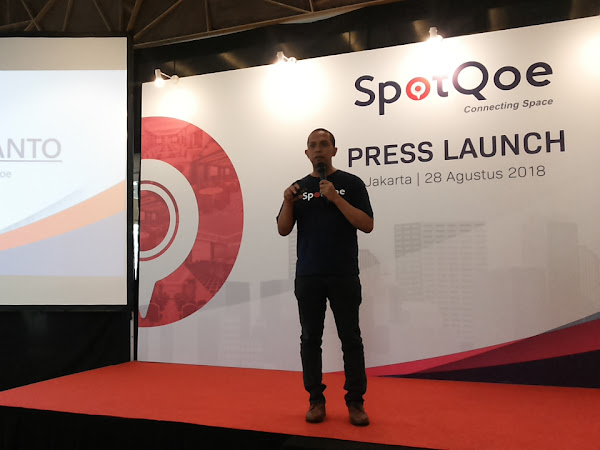Launching Spotqoe, Platform Pemesanan Ruang