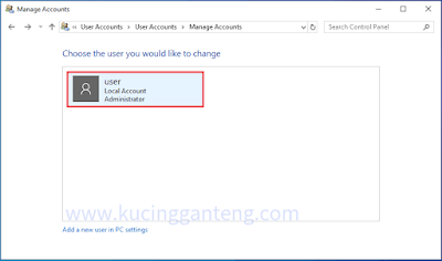 Cara Manambahkan Password User di Windows 10