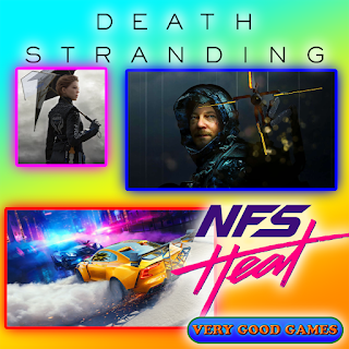 News about the release of Death Stranding and Need for Speed: Heat - gaming blog Very Good Games