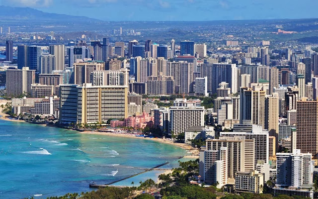 Foto da cidade de Honolulu - Havaí