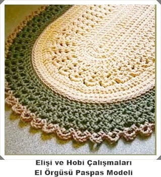 Else Renkli Cizgili Yuvarlak El Orgusu Jut Kilim Hali 03 120x180cm