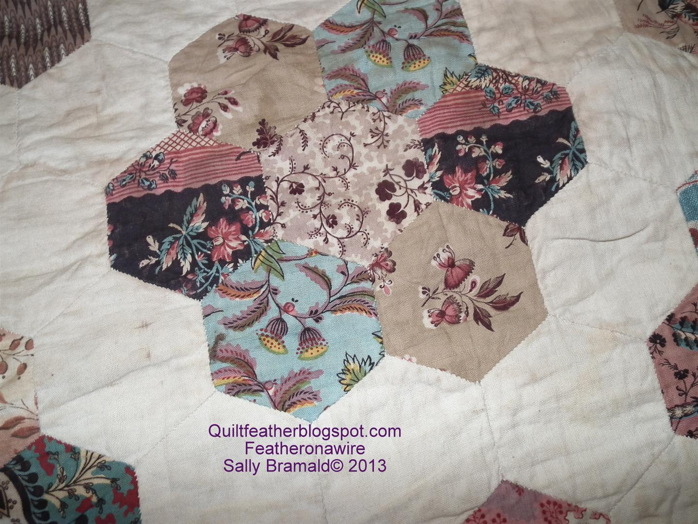 Feather On A Wire One of my old quilts (very photo heavy), Sarah Fox