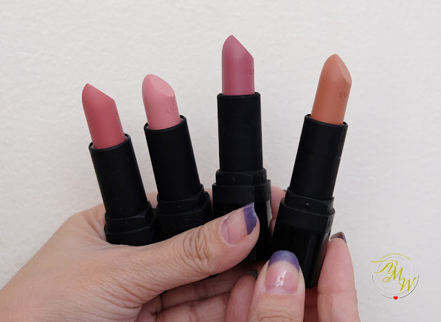 a photo of  Avon True Color Perfectly Matte lipsticks review by Askmewhats