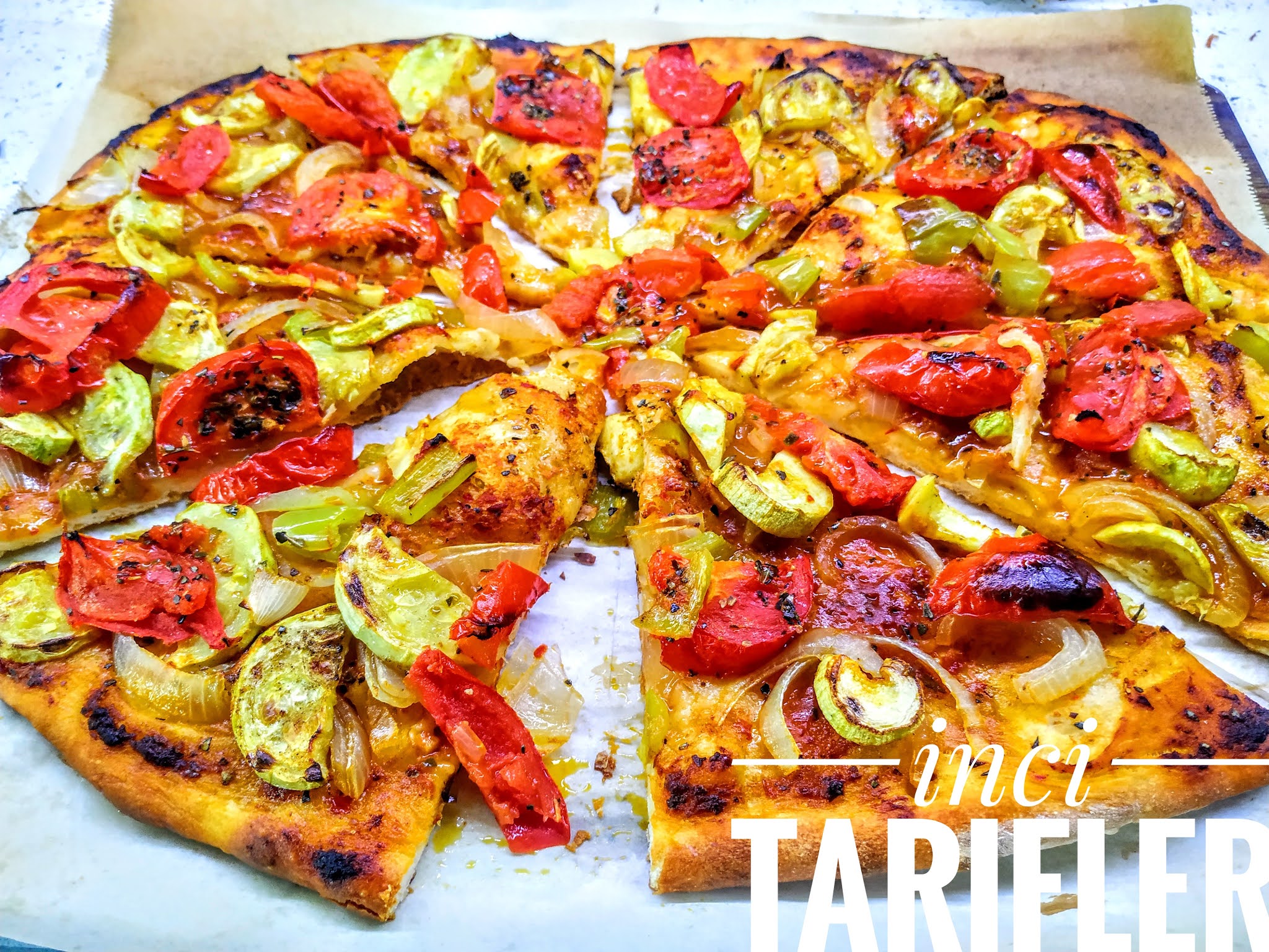 İnci Tarifler 🍕Ekşi Mayalı Ekmek Hamurundan Ton Balıklı Pizza ve