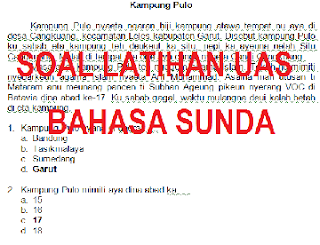 Soal Latihan Dan Tanggapan Uas Bahasa Sunda Kelas 8 Semester 1 Kumpulan Soal Pelajaran 10 Soal Latihan Dan Tanggapan Uas Bahasa Sunda Kelas 8 Semester 1 Kumpulan Soal Pelajaran 10