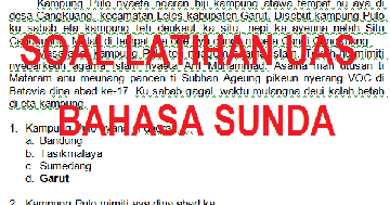 Nyieun Karangan Pangalaman Mah Teu Bisa Diwangwang Atawa Dipapantes