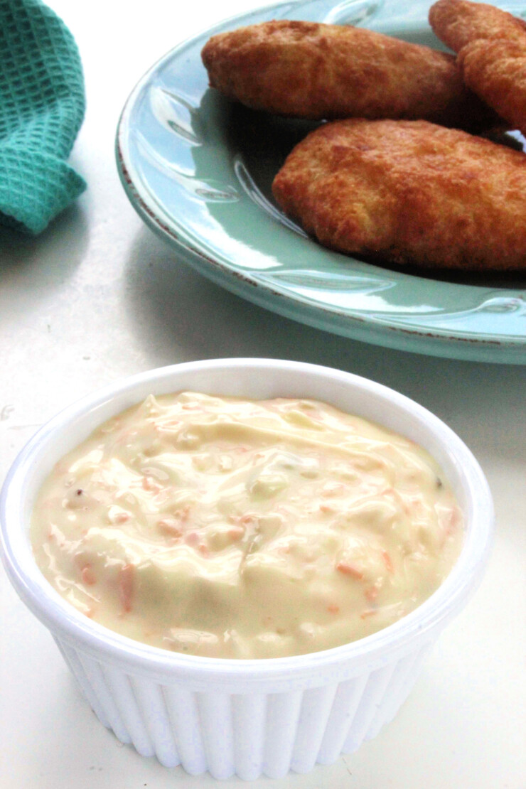 Sauce tartare Red Lobster les pieds sous la table