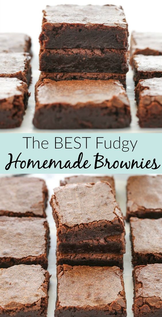 Homemade Fudgy Brownies