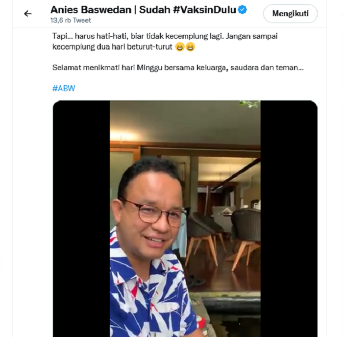 Insiden Kecemplung Got, Gubernur Anies Baswedan Ingatkan Masyarakat Lebih Berhati hati