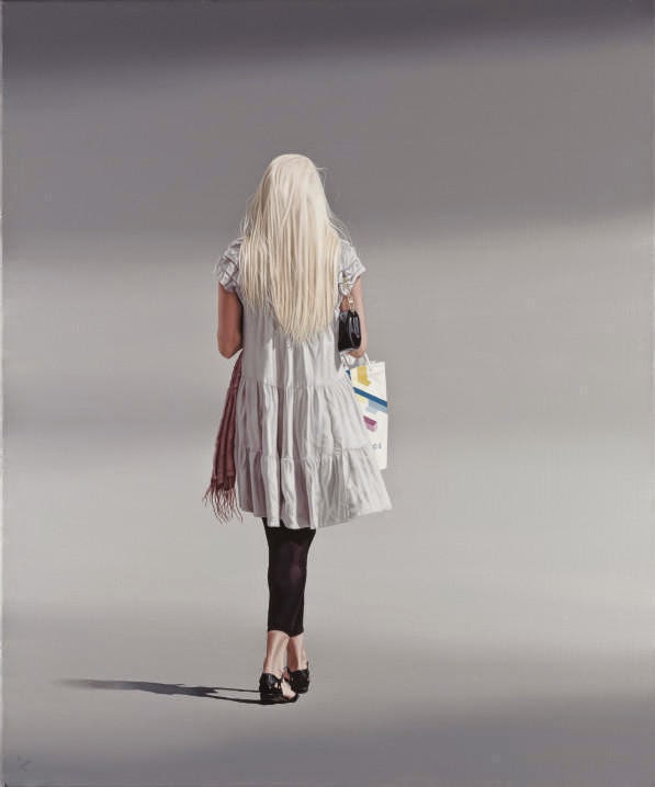 07-The-Gift-Nigel-Cox-Photo-realistic-Minimalism-in-Surreal-Paintings-www-designstack-co