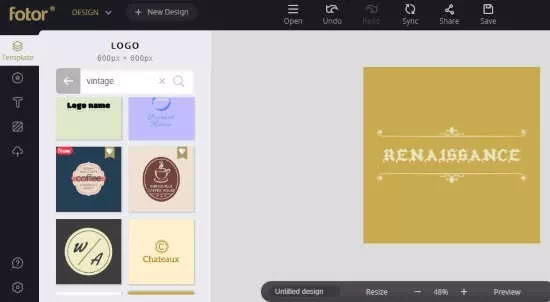 Cara membuat logo vintage secara online-4 Cara membuat logo vintage secara online-4