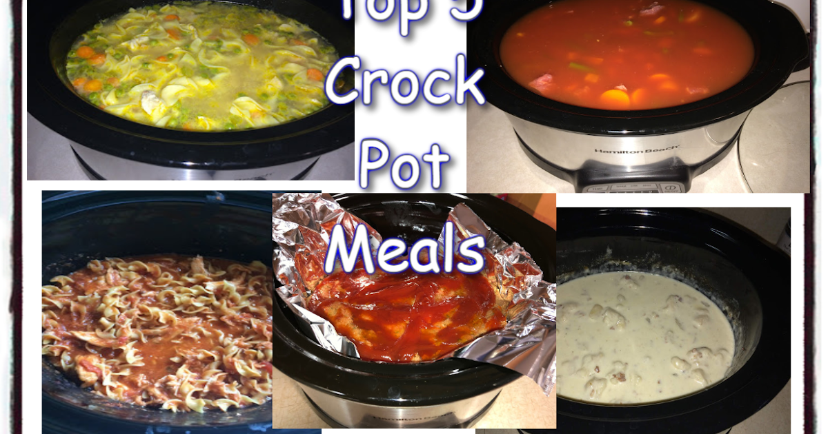 My Top 5 Crock Pot Meals! Mommy's Block Party