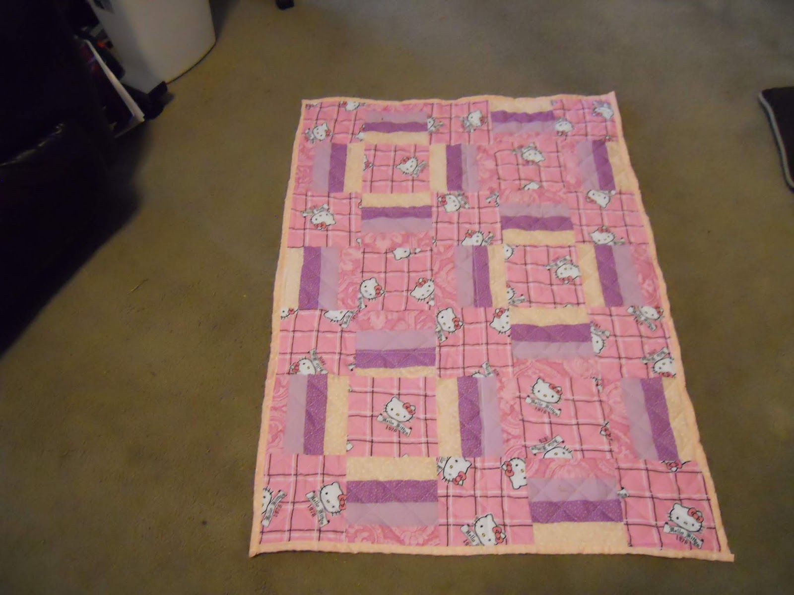 Quilter Jan Project Linus quilt