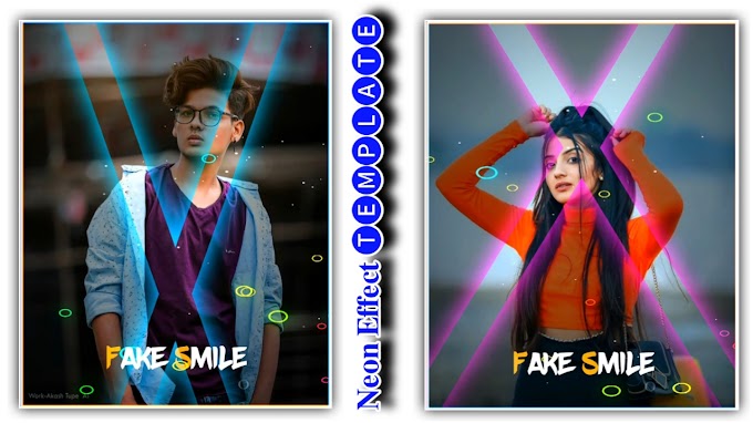 Neon Effect Avee Player Template | Neon Effect Avee Player Template Editing