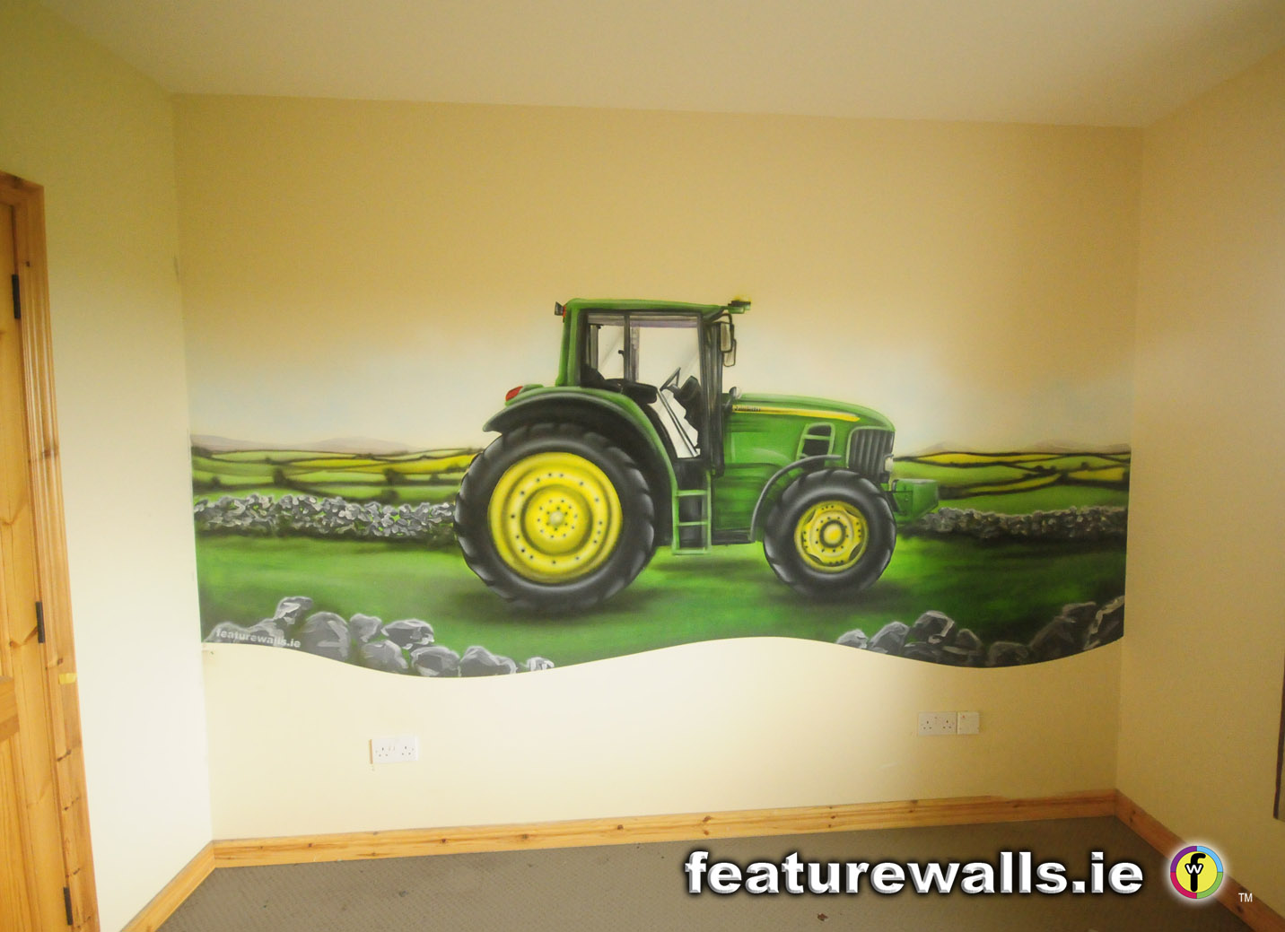... John Deere Room, Tractor Bedroom, John Deere Bedroom Ideas, Tractor