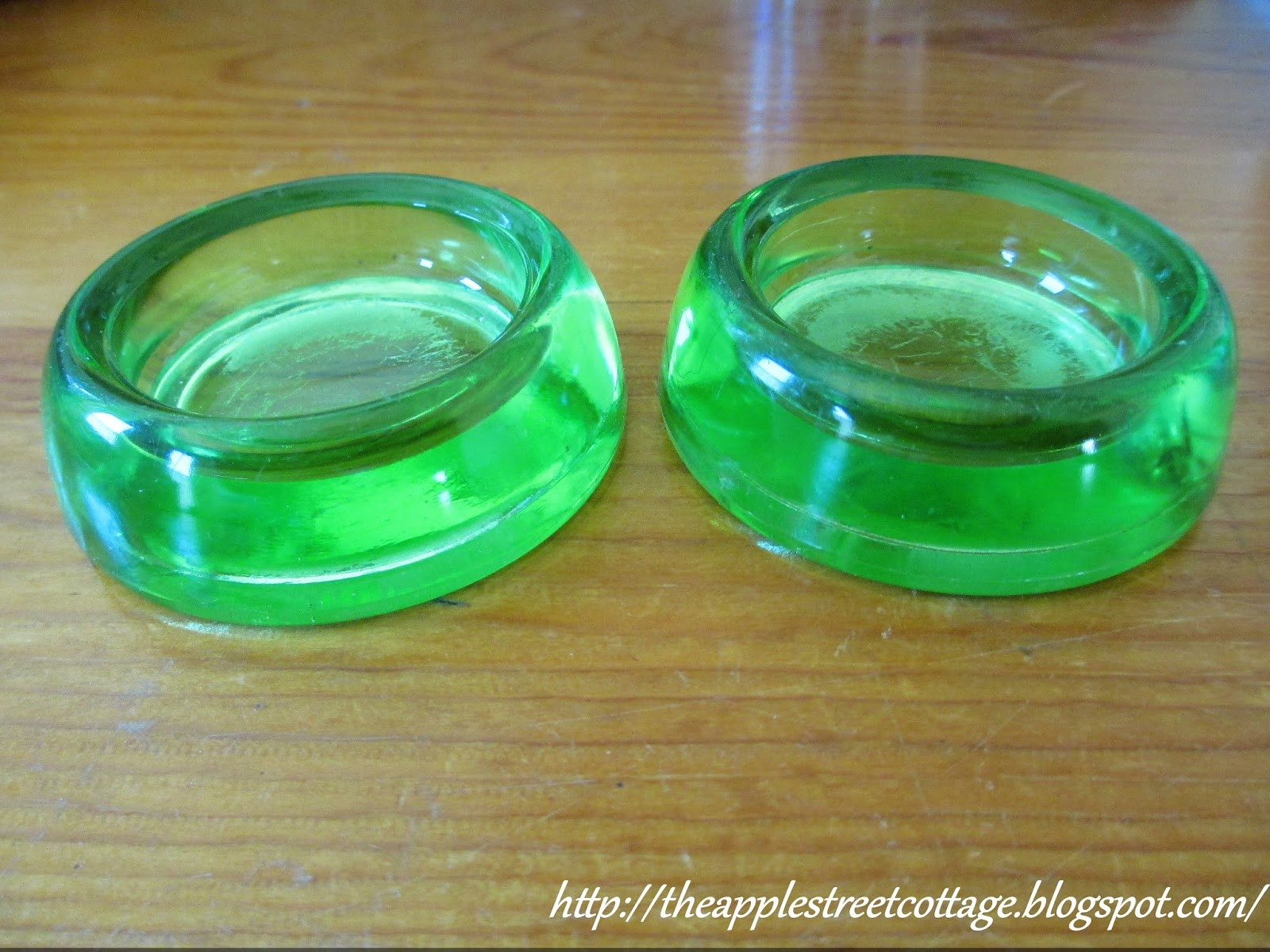 Repurposed Glass Furniture Coasters