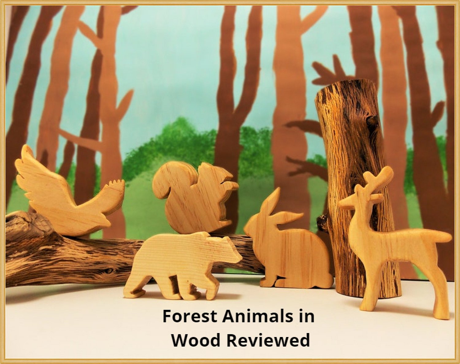 Vi.yo Hand Carved Wooden Cute Mini Wooden Pegs Carving Craft Ornaments Home Animal figurine Wooden Present For Children Adults or Animal Lovers