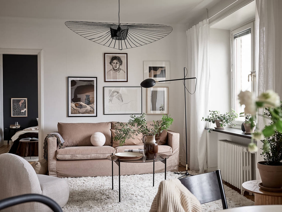 JOLIE DÉCORATION AVEC DU BRUN ET DU BEIGE