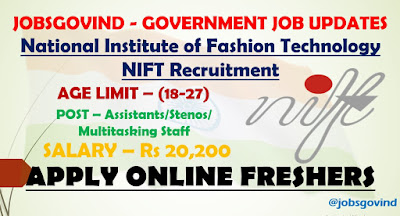 NIFT Recruitment 2021