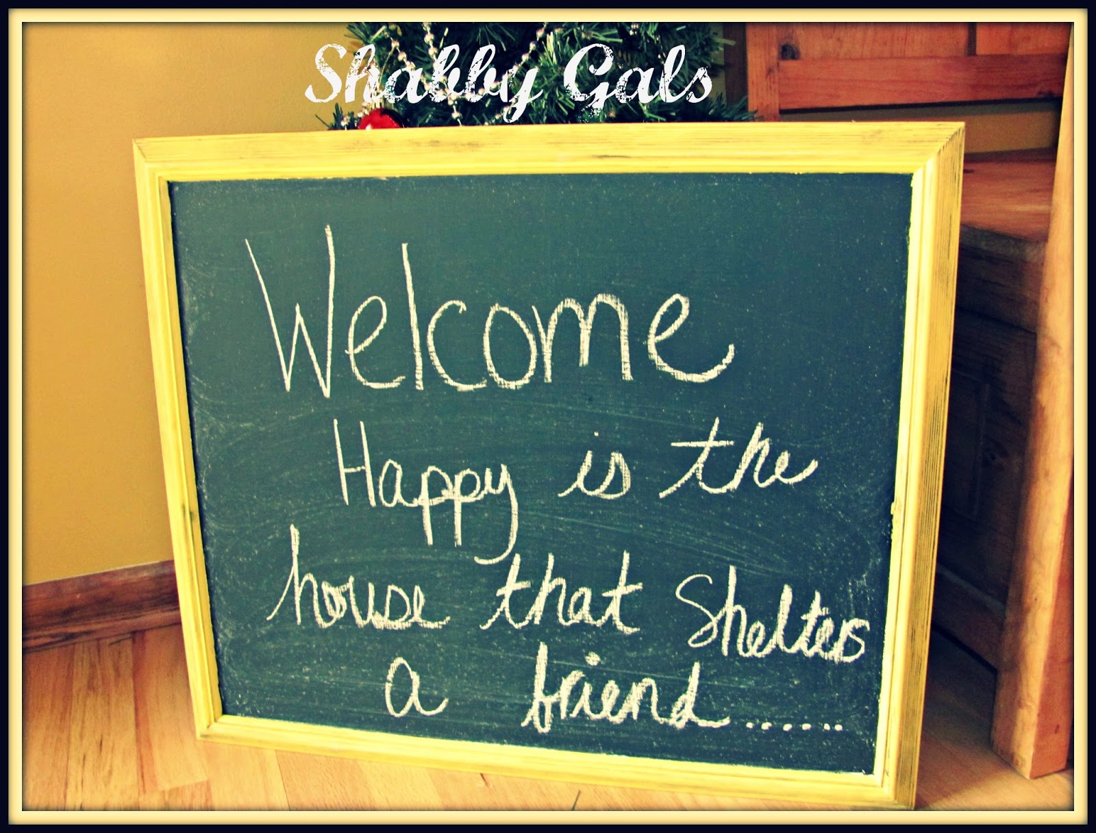 Shabby Gals Seventy Five Cent Chalkboard!!!