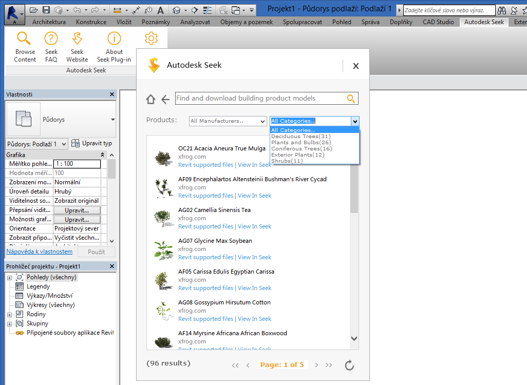 Blog Na Zdi Autodesk Seek Extension Knihovny Pro Autodesk Revit