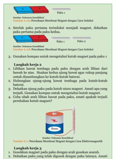 Jelaskan Cara Membuat Magnet! - SekolahMuOnline