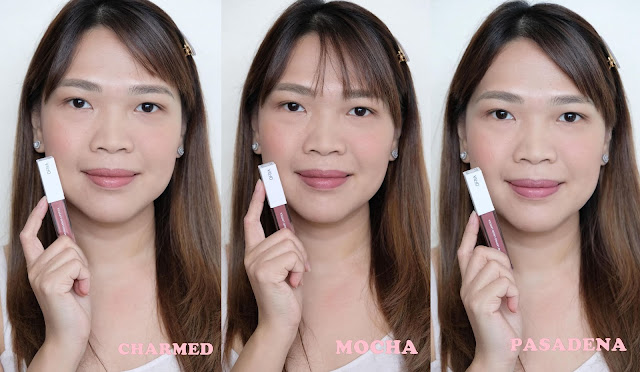 a photo of OFRA Long Lasting Liquid Lipstick review in Mocha, Charmed and Pasadena by Nikki Tiu of askmewhats.com