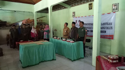 PENGUKUHAN DAN PELANTIKAN PERANGKAT DESA KARANGTALUN