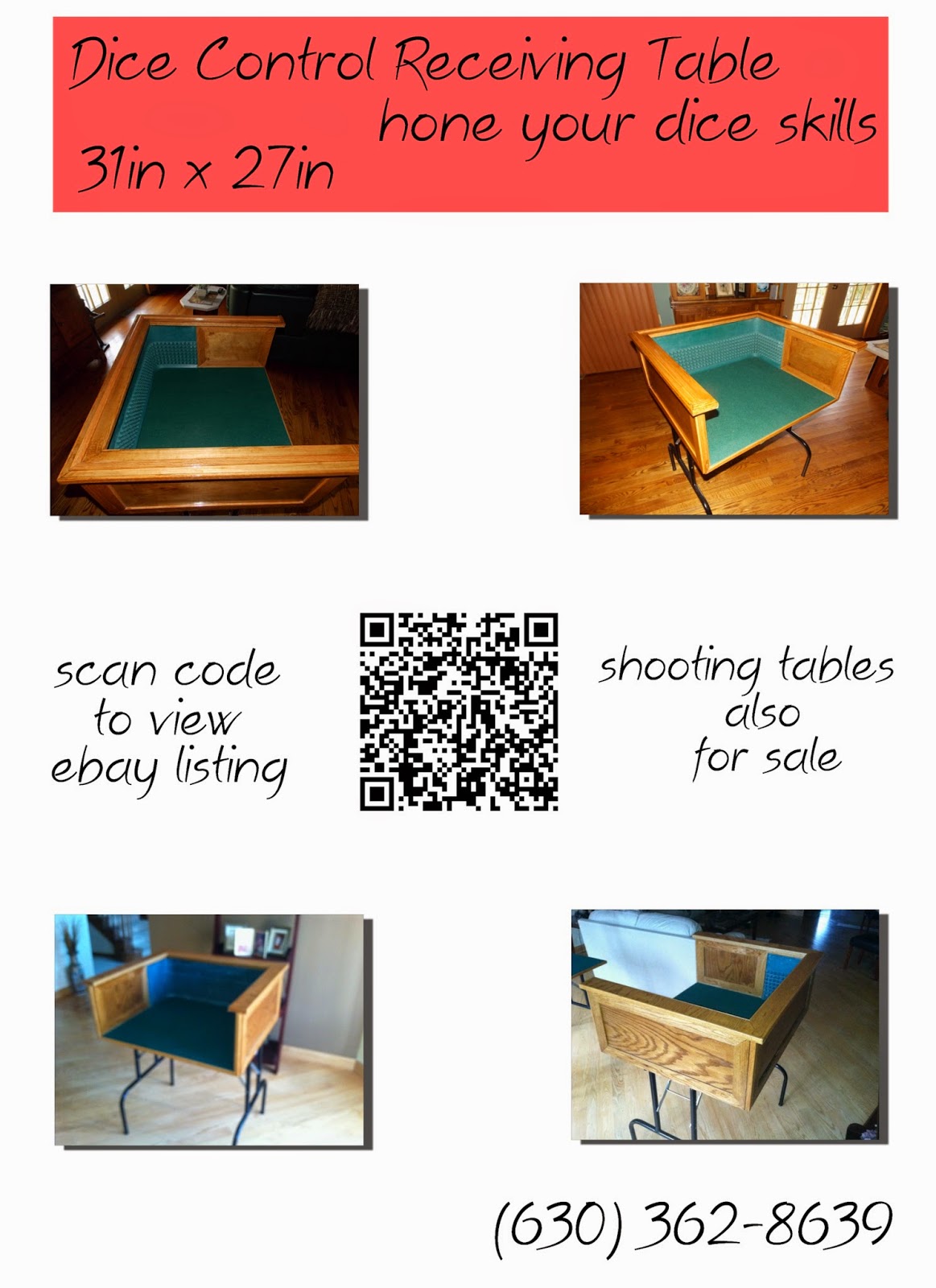 Practice Craps Table