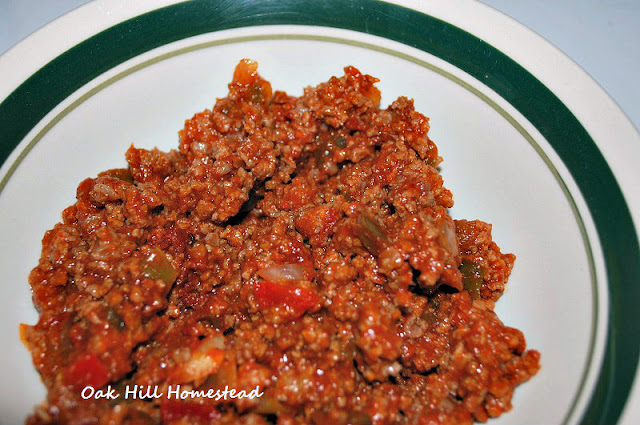 How to put a homemade dinner on the table in a hurry: sloppy joes from scratch.