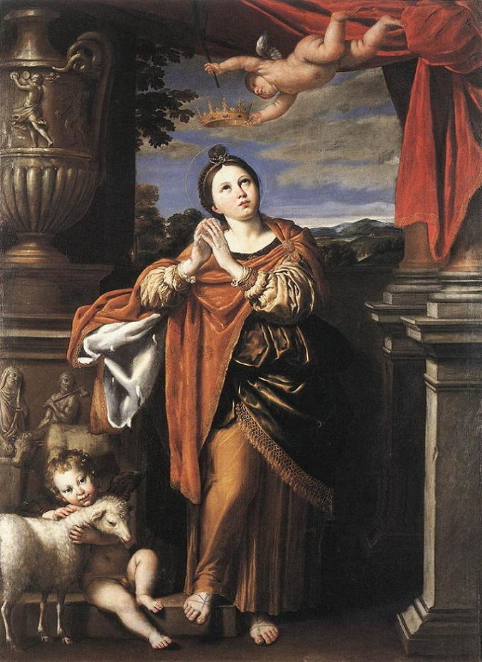 ZEPHYRINUS. Saint Agnes. Virgin And Martyr. Whose Feast Day Is, Today