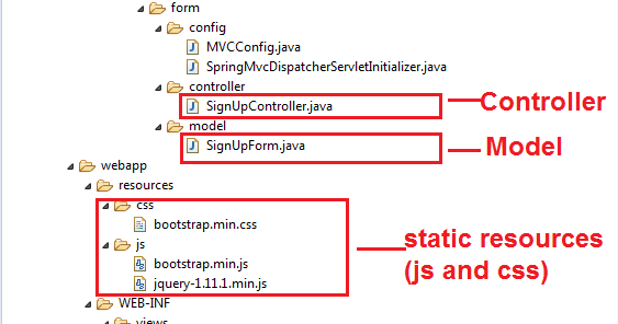 Обзор приложения Spring MVC + AngularJS + Bootstrap + HTML5