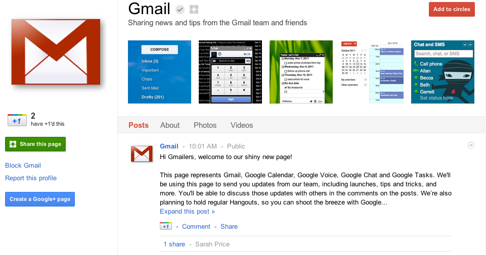 Official Gmail Blog A New Way To Connect With Gmail And Friends