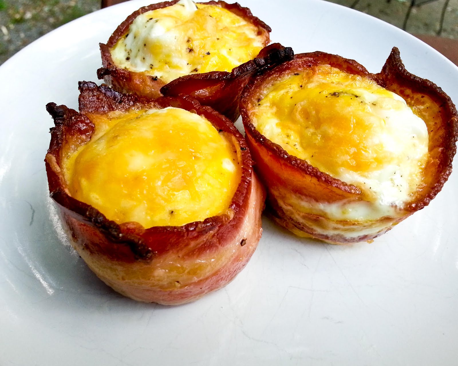 Bacon cups for Brekkie!
