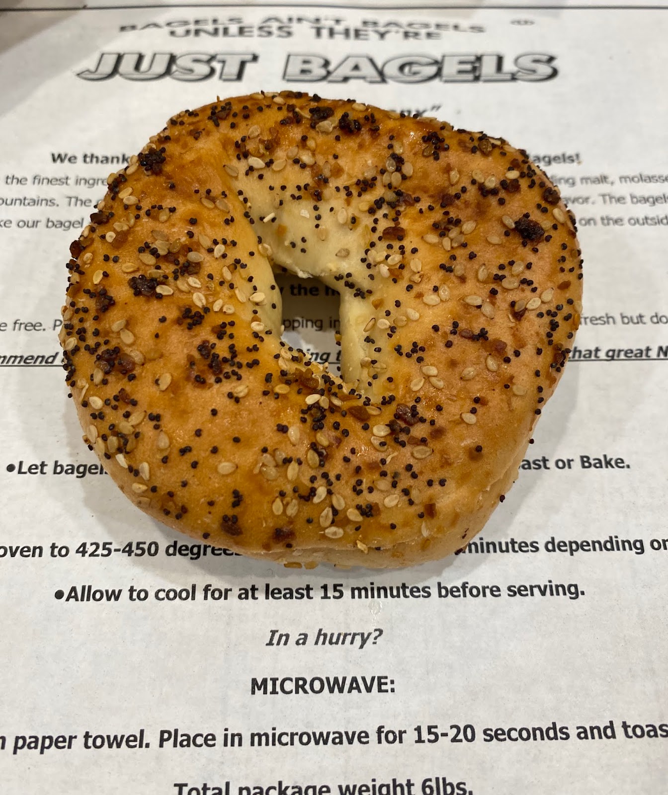 GREAT EATS HAWAII JUST BAGELS MADE IN THE BRONX