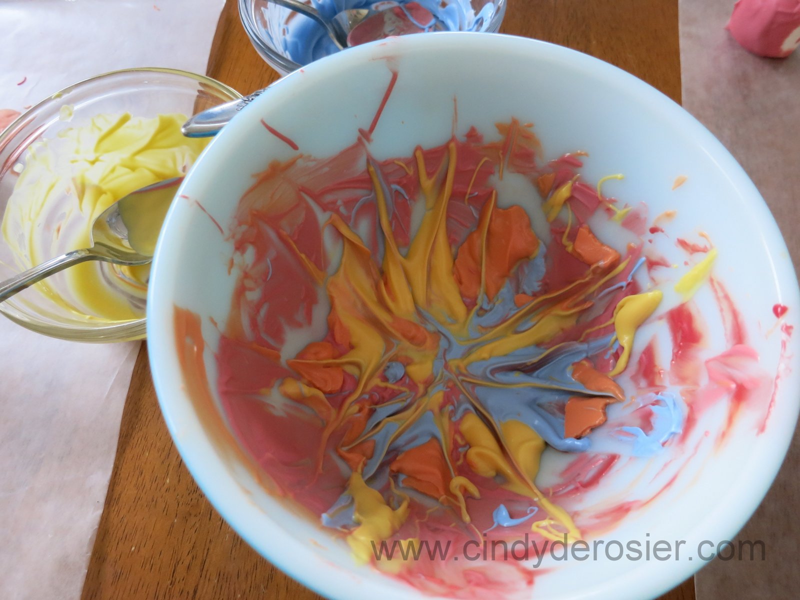 Cindy deRosier: My Creative Life: Marbled Candy Melts and an