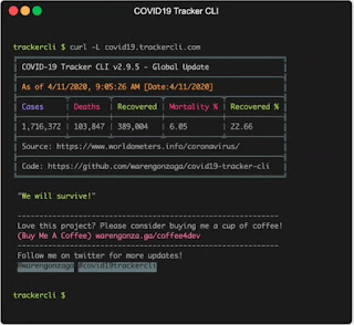 How to Install Covid-19 Tracker in Your Termux